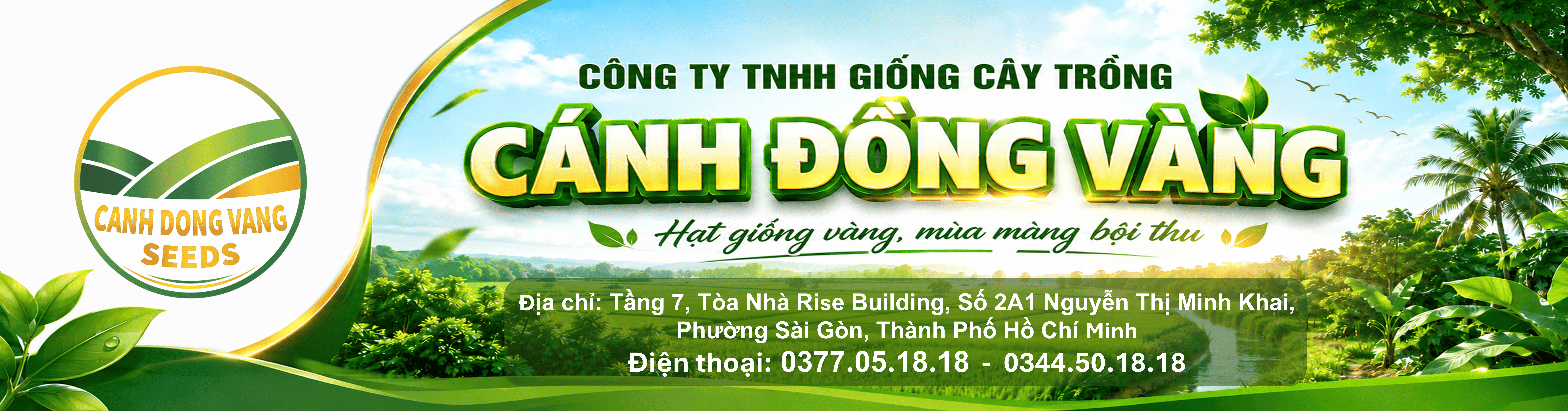 Hạt Giống Cánh Đồng Vàng - Banner Header
